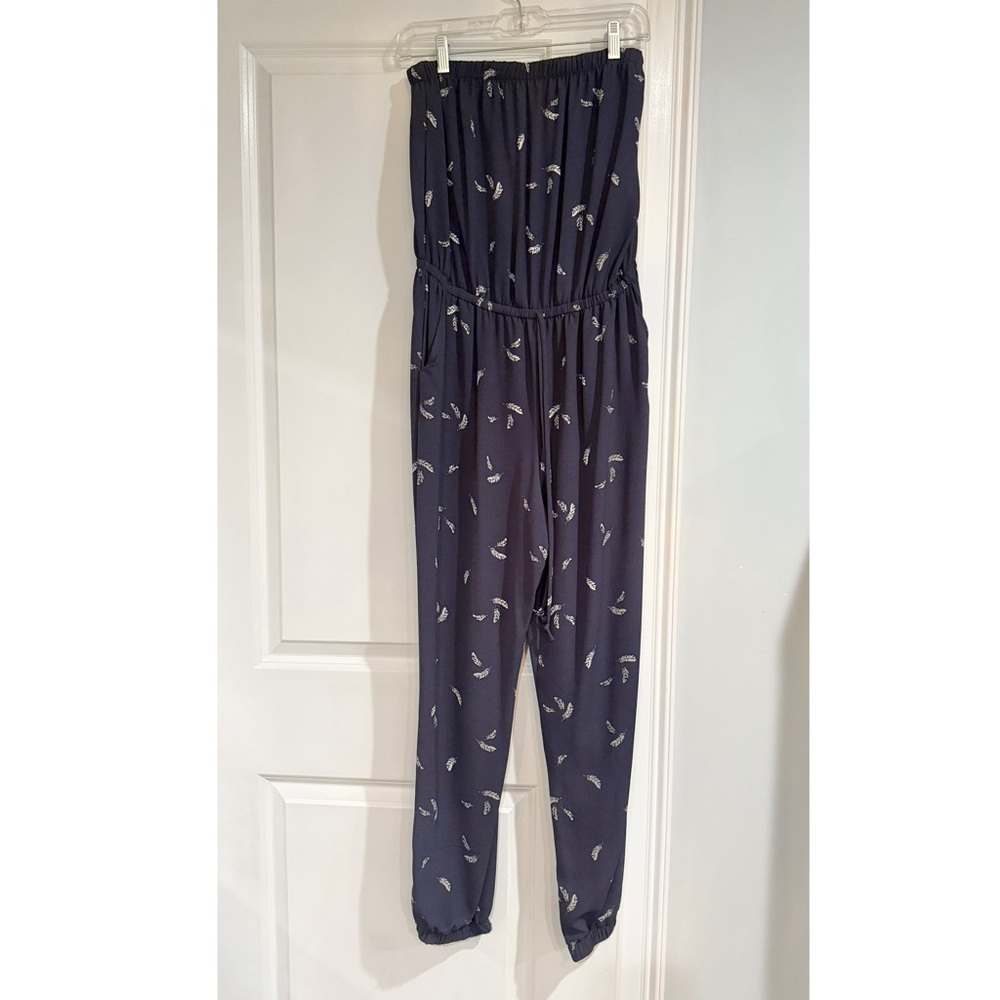 Gilli Blue Jumpsuit with Elastic Waist